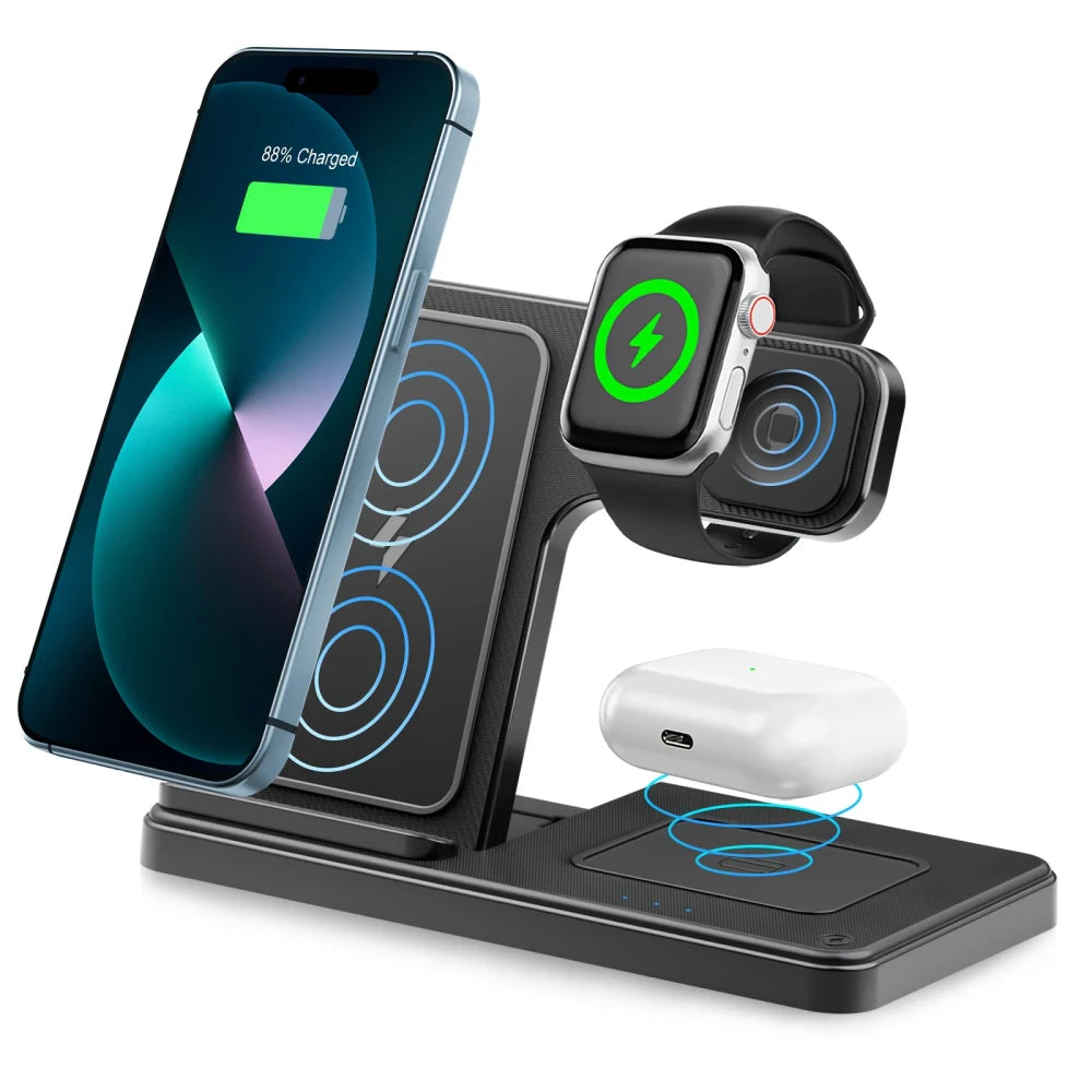 3-in-1 Magnetic Wireless Charger