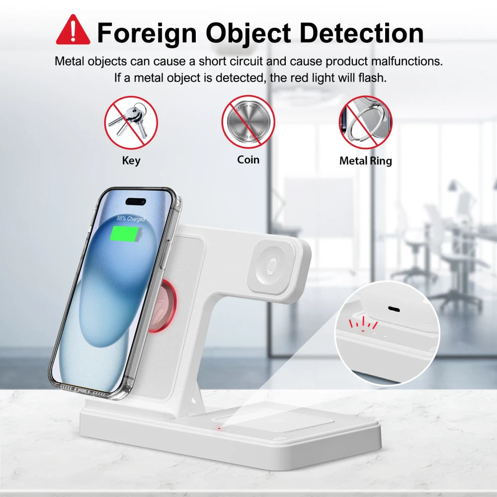 3-in-1 Magnetic Wireless Charger